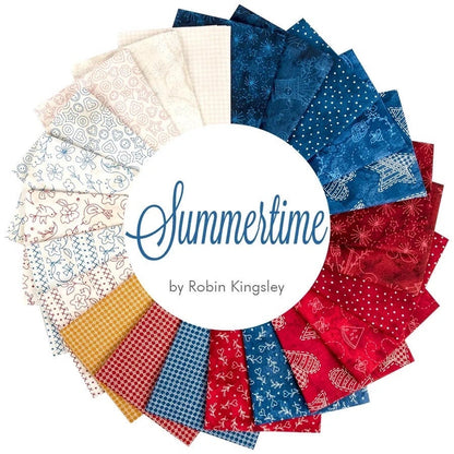 Maywood Studios Summertime Fabric Collection 21 Piece Fat Quarter Bundle Premium 100% Cotton Quilt Shop Quality Fabrics