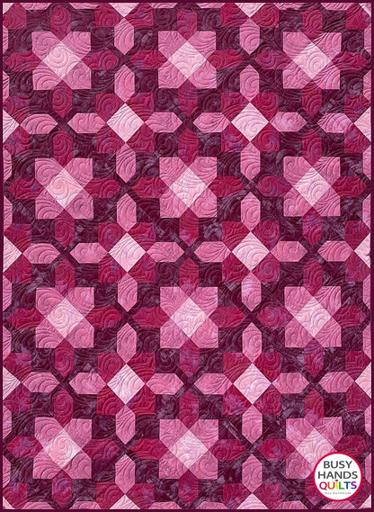 Busy Hands Quilts Sweet Comfort Quilt Pattern (4 Size Variations Per Pattern)