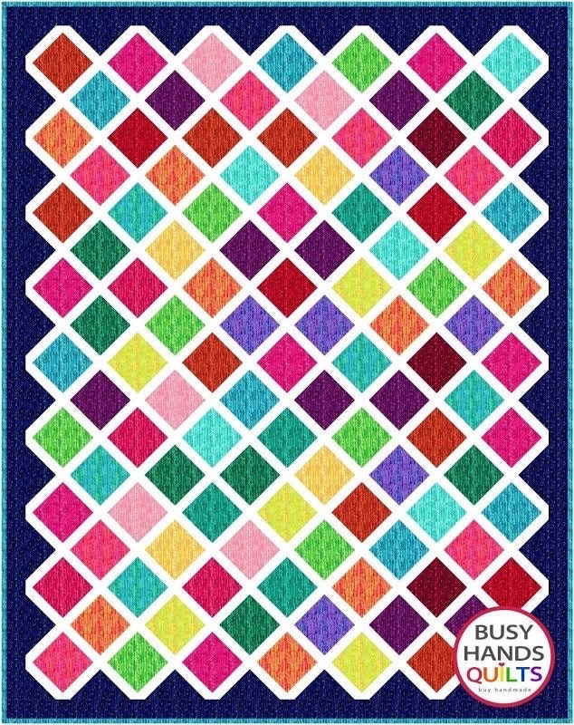 Busy Hands Quilts Make It Scrappy Quilt Pattern (6 Size Variations Per Pattern)