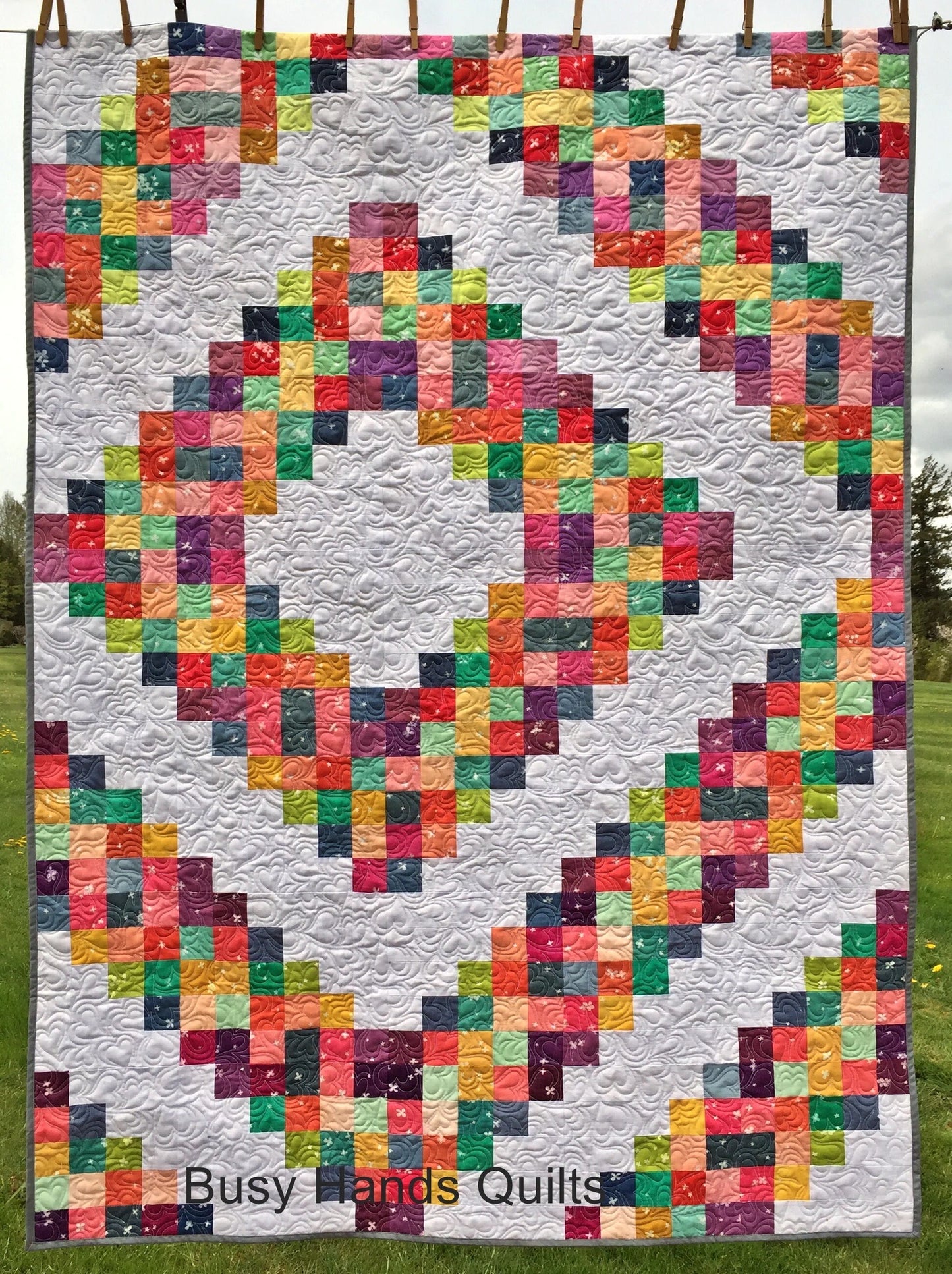 Busy Hands Quilts Grandpa's Barn Quilt Pattern (5 Size Variations Per Pattern)