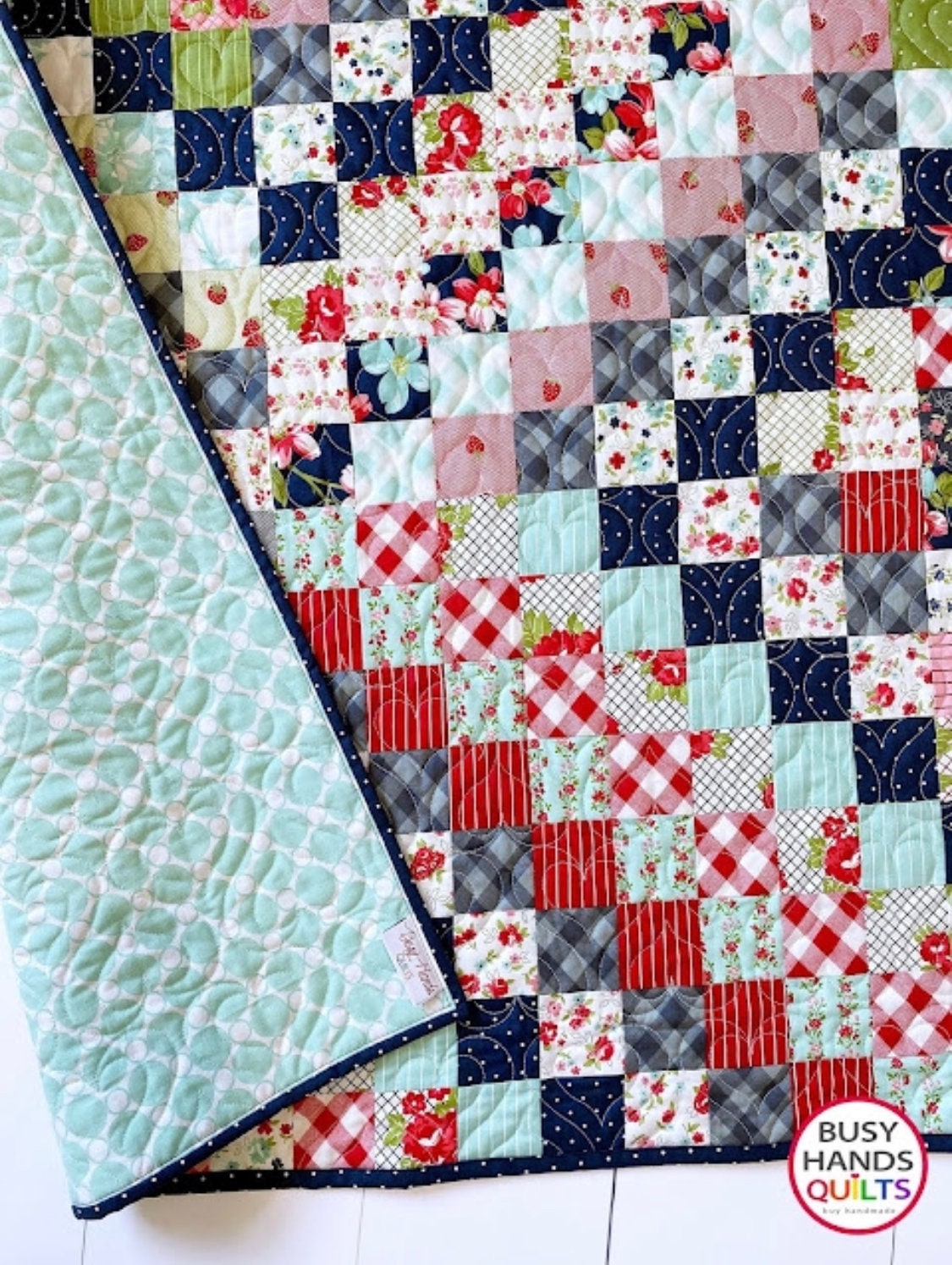 Busy Hands Quilts Scrappy Goodness Quilt Pattern (5 Size Variations Per Pattern)