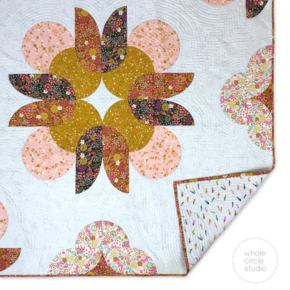 Whole Circle Studio Big Island Blooms Quilt Pattern (4 Size Variations Per Pattern)