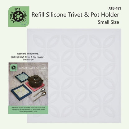 Around The Bobbin Hot Stuff Small Trivet - Pot Holder Pattern (Includes One Silicone Insert)