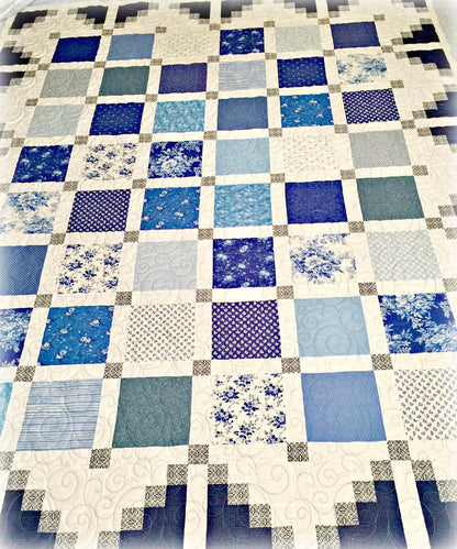 Pleasant Valley Creations Simply Cool Quilt Pattern (5 Size Variations Per Pattern)