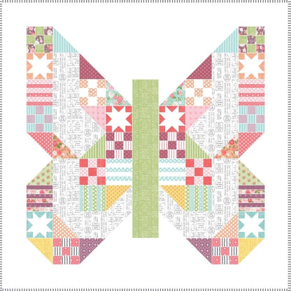 Lella Boutique Butterfly Patch Quilt Pattern Finished Size: 60"x60"