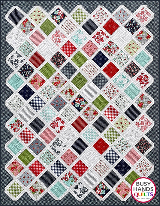 Busy Hands Quilts Make It Scrappy Quilt Pattern (6 Size Variations Per Pattern)