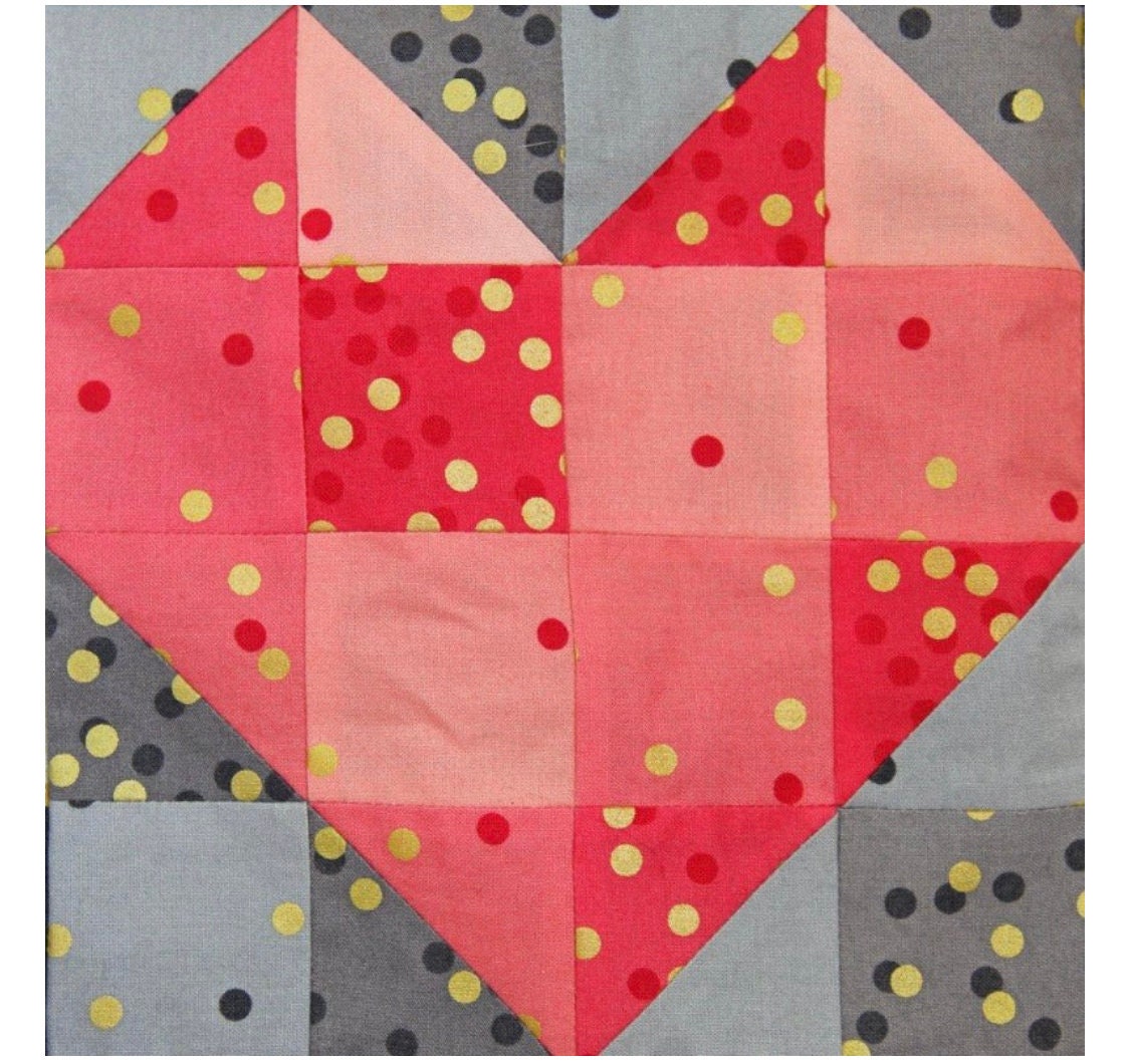 V & Co Heart Strings Quilt Pattern Finished Size:56"x72"