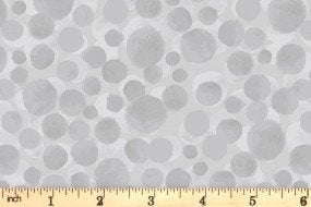 LAST BOLT! Lewis & Irene Bumbleberries Blenders Fabric Collection Metallic Silver BB149 Premium 100% Cotton Quilt Shop Quality Fabrics