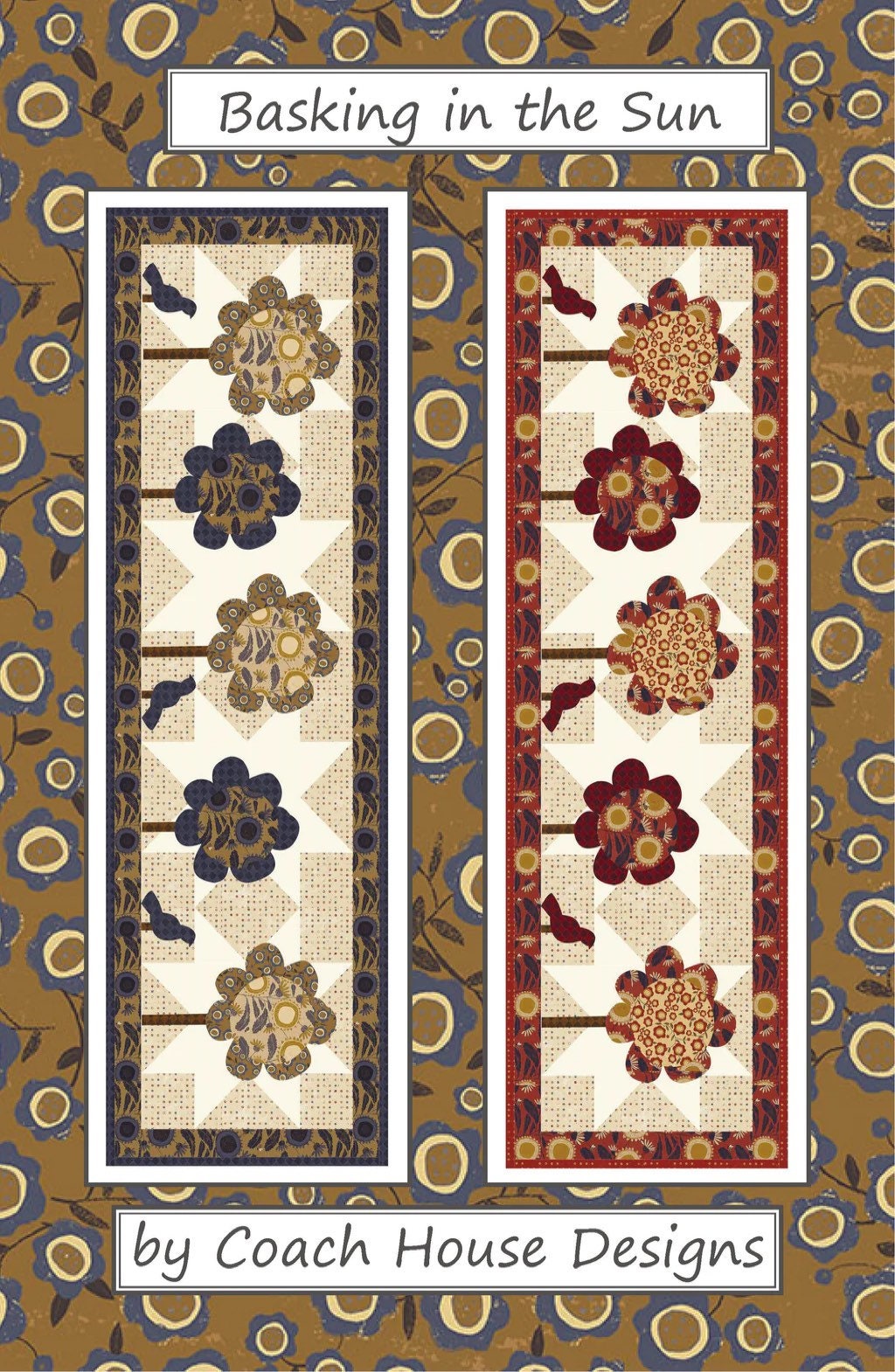 Coach House Designs Basking In The Sun Table Runner Pattern Finished Size: 51"x15"