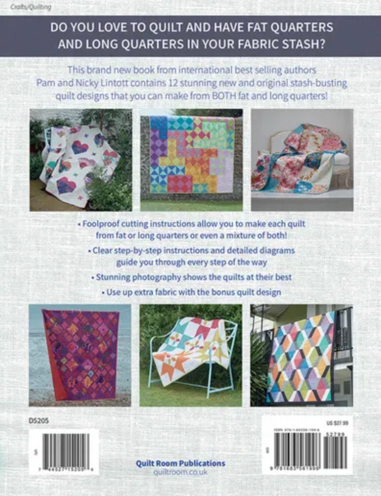 Pam & Nicky Lintott Quilts from Quarters Pattern Book (12 Pattern Book)