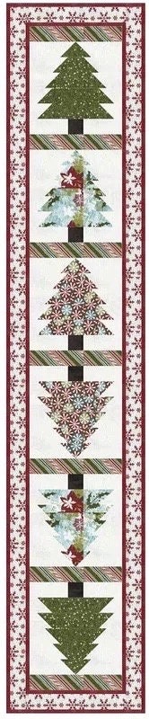 LavenderLime Around the Christmas Tree Quilt Pattern (2 Size Variations Per Pattern)