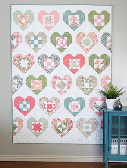 A Bright Corner Wholehearted Quilt Pattern (4 Size Variations Per Pattern)