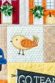 Kimberbell Falling For Autumn Fall Quilt Collection (Opt. Machine Embroidery CD, Fabric & Backing Kit, and Embellishment Kits)