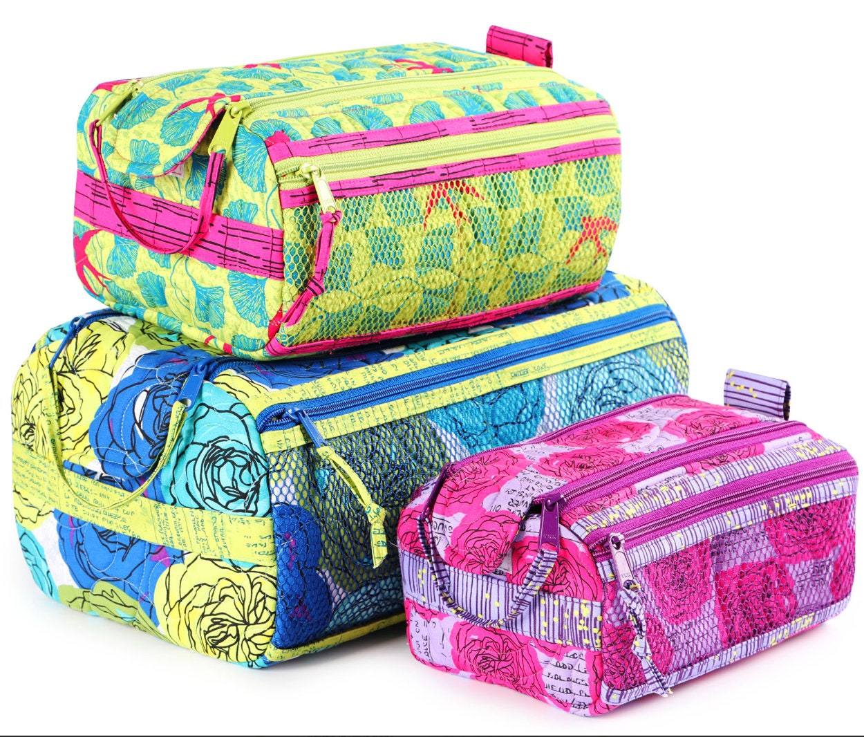 ByAnnie Double Zip Gear Bag 2.0 Pattern (3 Size Variations Per Pattern) (14 Colors of 18"x54" Mesh Packs Sold Separately)