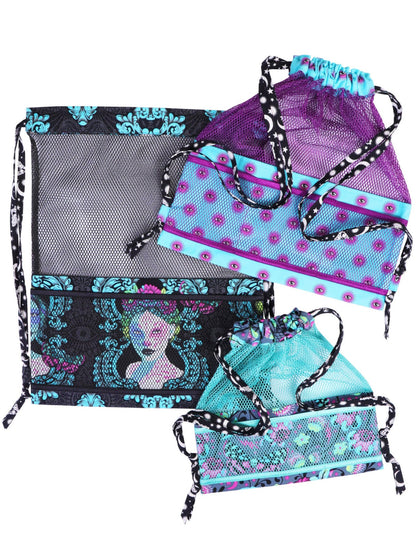 ByAnnie Meshing Around Organizer and Carrier Pattern (3 Size Variations Per Pattern) (14 Colors of 18"x54" Mesh Packs Sold Separately)