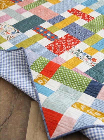 Cluck Cluck Sew Picnic Quilt Pattern (6 Size Variations Per Pattern)