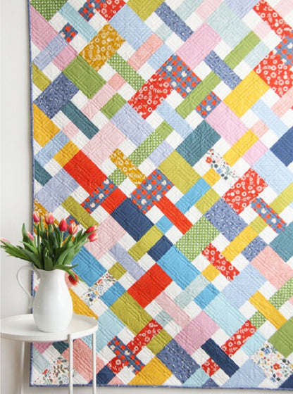 Cluck Cluck Sew Picnic Quilt Pattern (6 Size Variations Per Pattern)