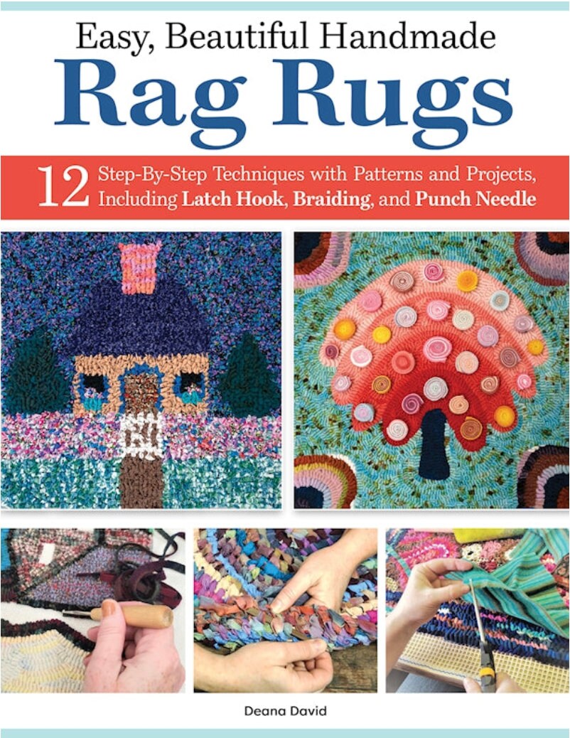 Deana David's Easy, Beautiful Handmade Rag Rugs Pattern Book (12 Patterns Per Book)