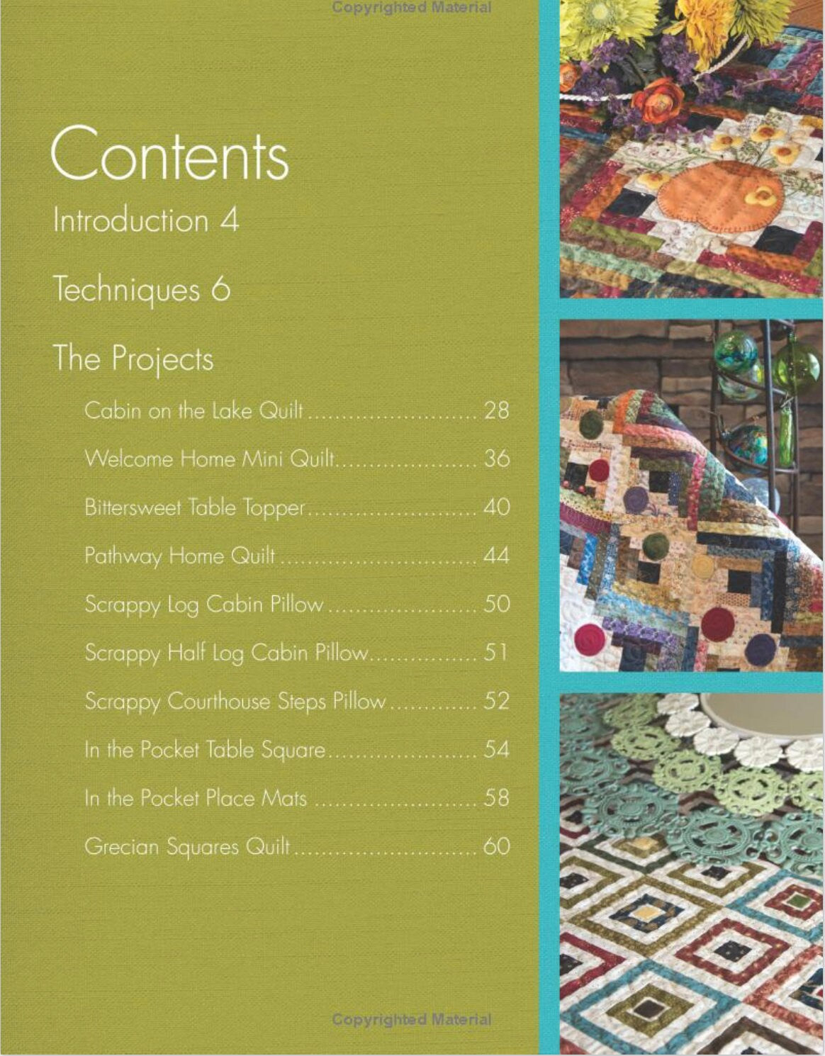 Scrap Your Stash Log Cabin Quilts Pattern Book (10 Patterns Per Book)