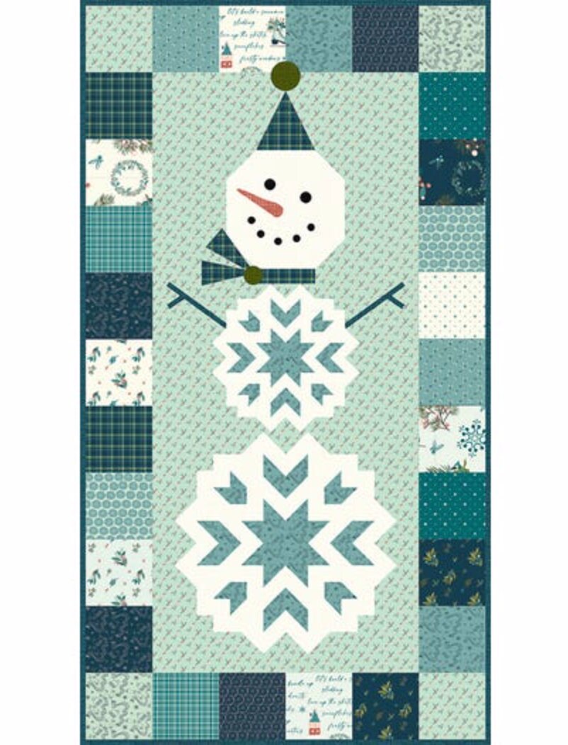 LAST ONE!! Riley Blakes Frosty Table Runner/Wall Hanging by Sandy Gervais Boxed Quilt Kit