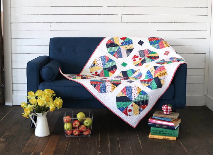 Diary of a Quilter's Bushel and a Peck Quilt Pattern (5 Size Variations)