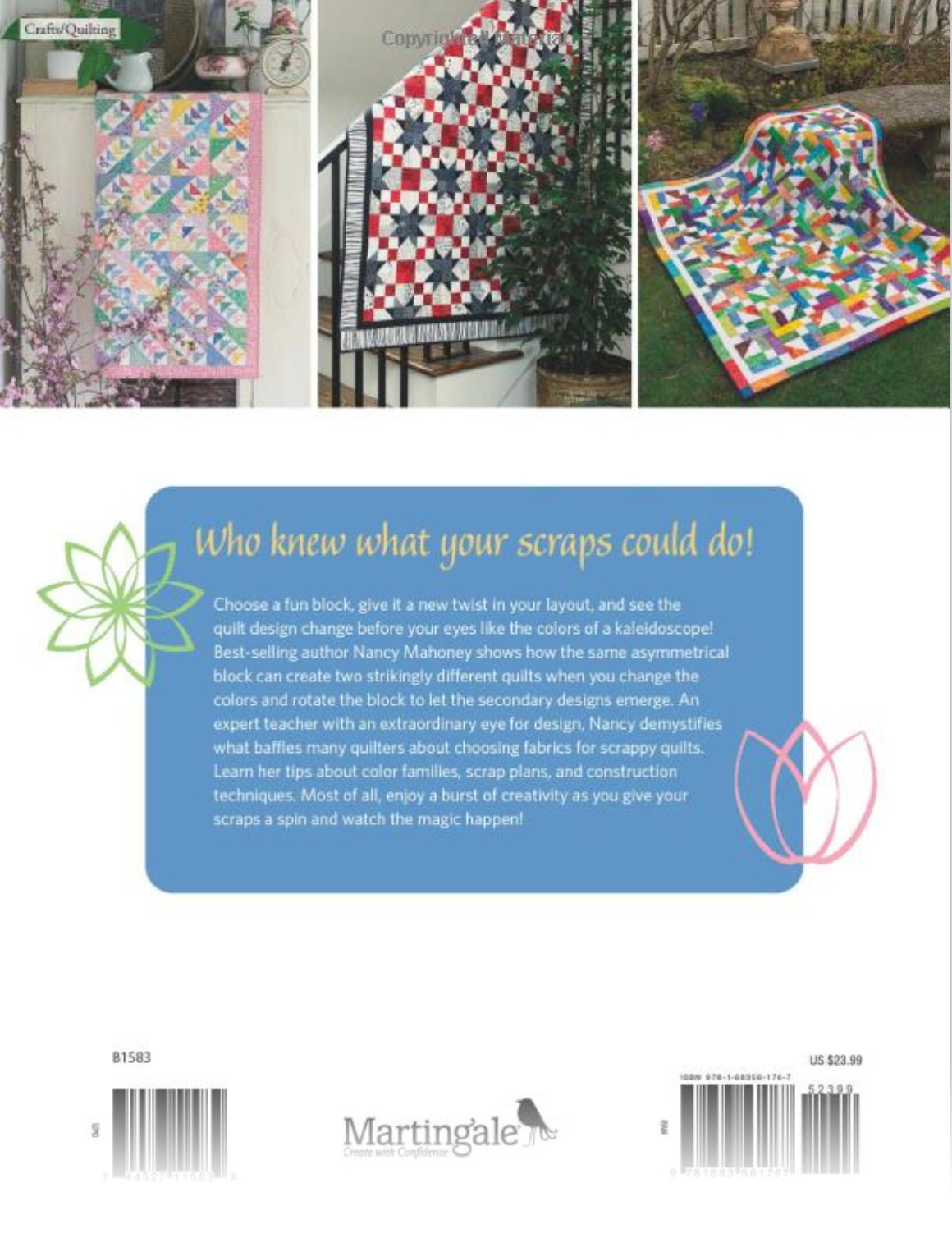 Nancy Mahoney's A New Twist - Turn 6 Easy Blocks into 12 Colorful Quilts Pattern Book (12 Projects Per Book)