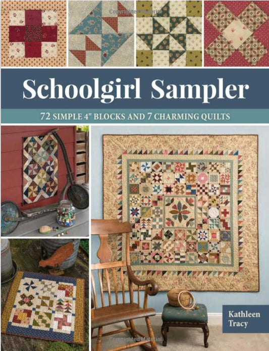 Kathleen Tracy School Girl Sampler Pattern Book (7 Projects Per Book)