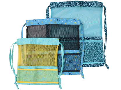 ByAnnie Meshing Around Organizer and Carrier Pattern (3 Size Variations Per Pattern) (14 Colors of 18"x54" Mesh Packs Sold Separately)