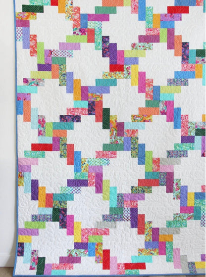 Cluck Cluck Sew Jelly Twist Quilt Pattern (4 Size Variations Per Pattern)