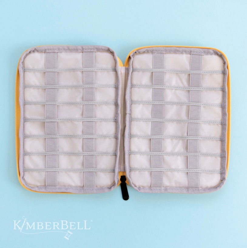 Kimberbell Yellow Honeycomb USB Storage Case (Holds Up to 32 Kimberbell USBs)