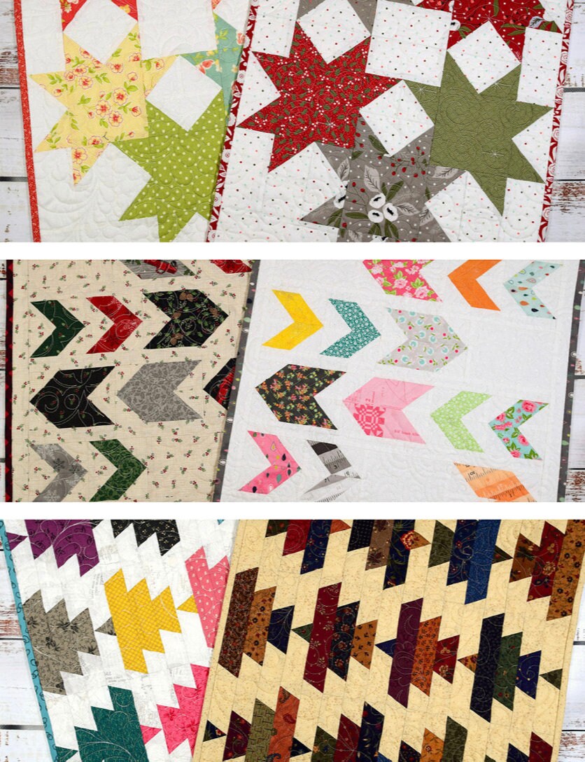 Doug Leko Antler Quilt Designs Tabletastic! 2 Pattern Book (20 Patterns Per Book)