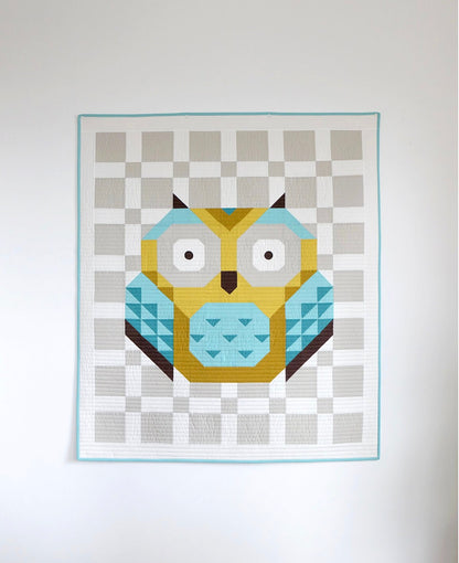 Bound Comapny Little Owl Quilt Pattern (3 Size Variations)