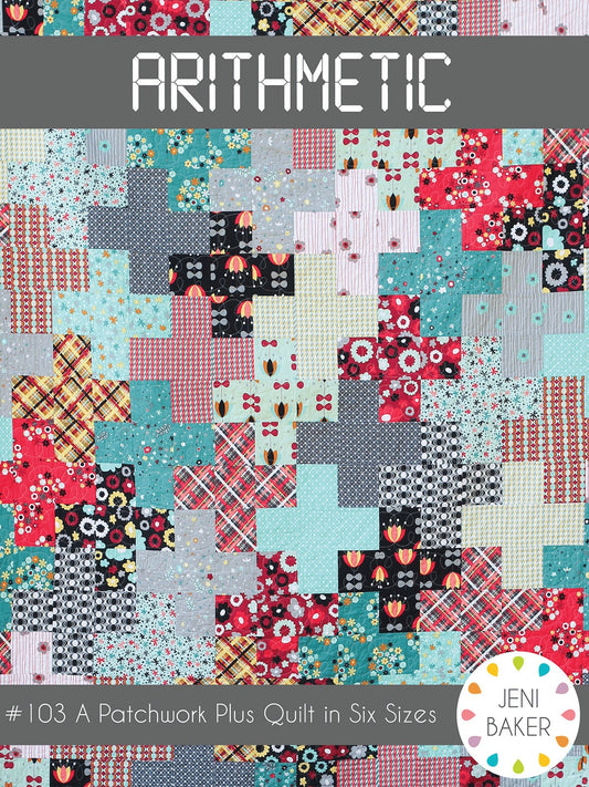 Jeni Baker Arithmetic Quilt Pattern (6 Size Variations)