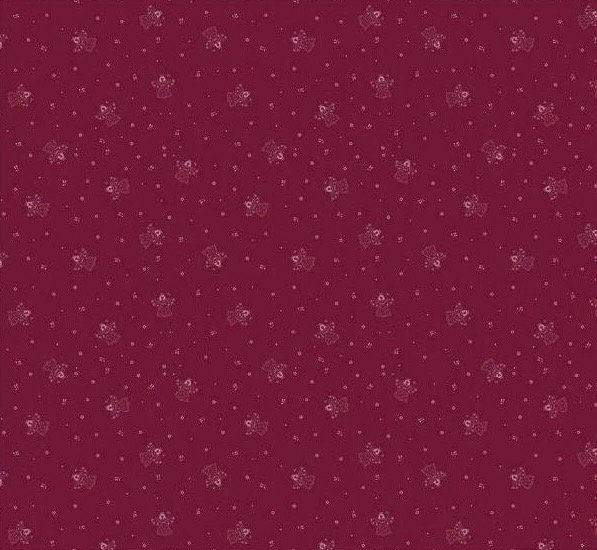 LAST BOLT! Riley Blake Silent Night Fabric Collection Choir of Angels on Berry