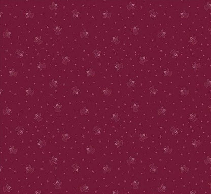 LAST BOLT! Riley Blake Silent Night Fabric Collection Choir of Angels on Berry