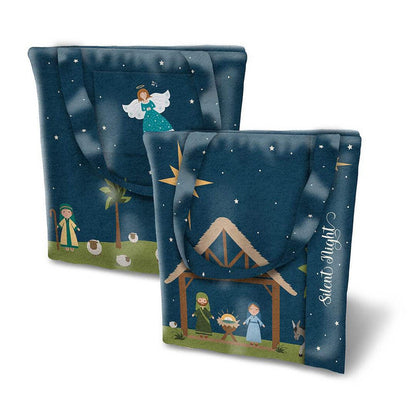 Riley Blake Silent Night Fabric Collection Felt Nativity Doll & Bag Panel Premium 100% Cotton Felt Fabrics