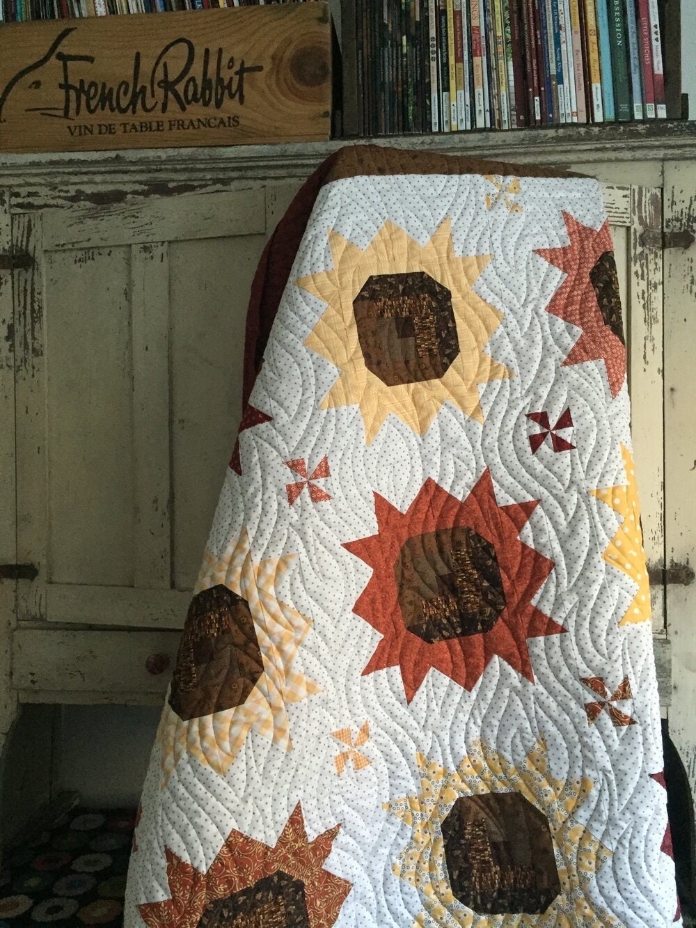 Laugh Yourself Into Stitches Indian Summer Quilt Pattern Finished Size: 51”x63”