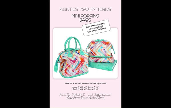 Aunties Two Mini Poppins Bags Pattern