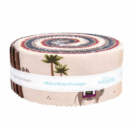 Silent Night 2.5" Jelly Roll by Jennifer Long for Riley Blake Designs