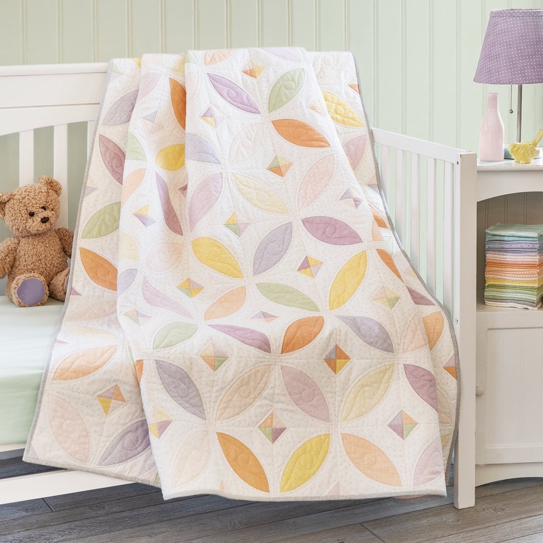 Plum Easy Patterns Orange Blossom Quilt Pattern (6 Size Variations Per Pattern)