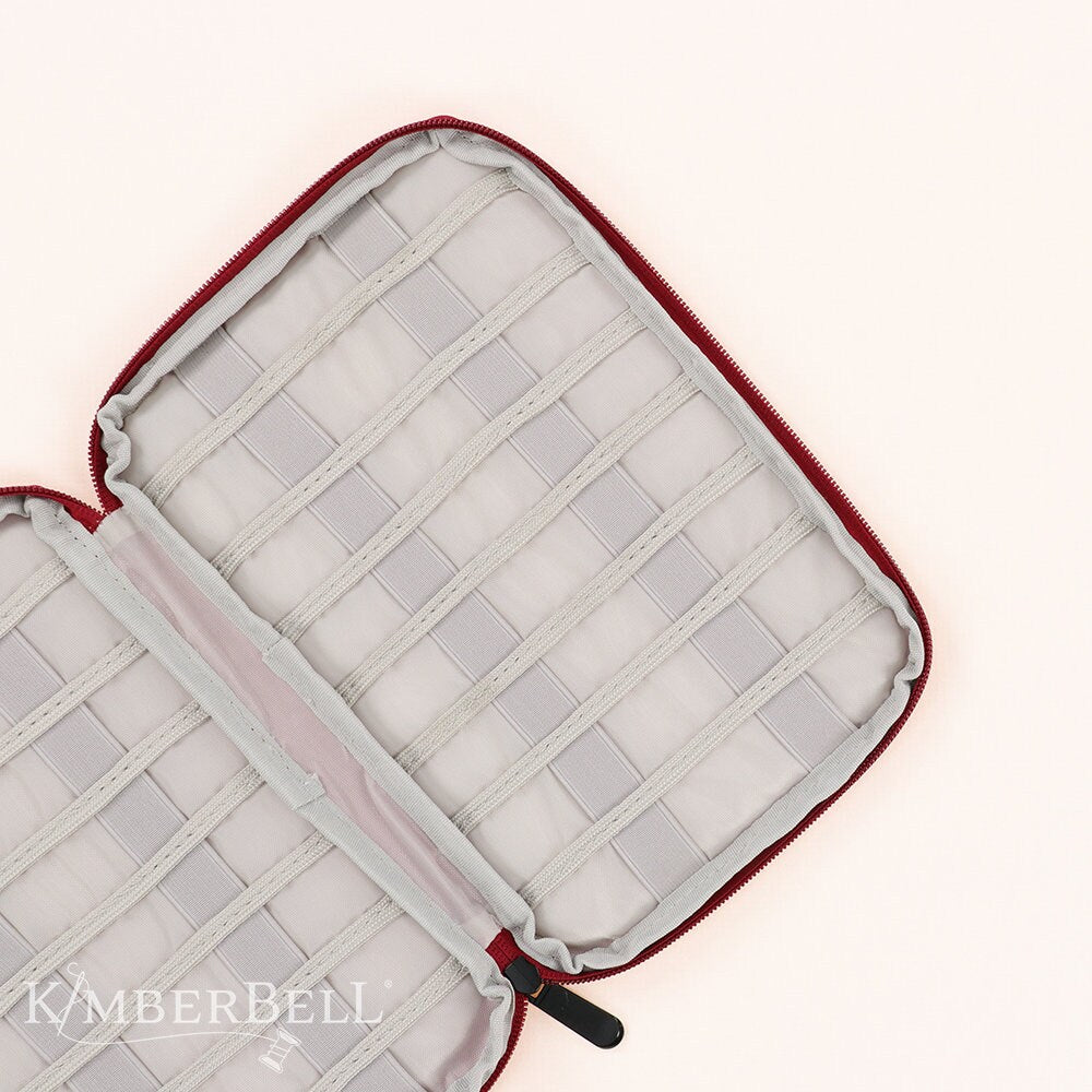 Kimberbell Cranberry Star USB Storage Case (Holds Up to 32 Kimberbell USBs)