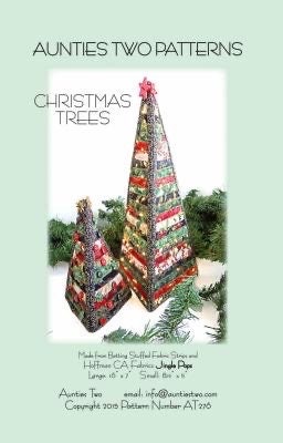 Aunties Two Christmas Trees Pattern - 2 Size Variations Per Pattern