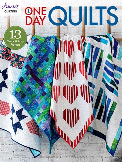 Annie’s Quilting One Day Quilts Pattern Book (13 Projects Per Book)