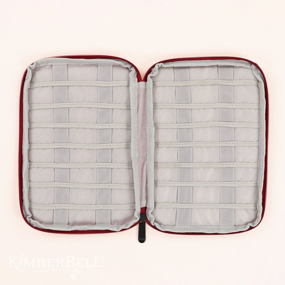 Kimberbell Cranberry Star USB Storage Case (Holds Up to 32 Kimberbell USBs)