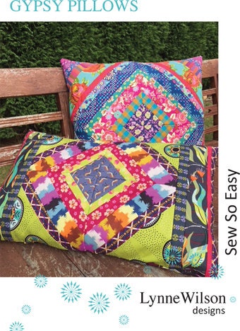 Lynne Wilson Designs Gypsy Pillows Pattern Finished Size: 15.5"x24"