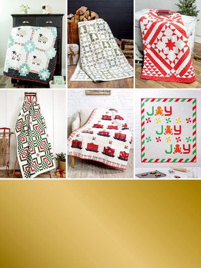 Annie's Quilting Christmas Quilting with Wendy Sheppard Pattern Book (12 Patterns Per Book)