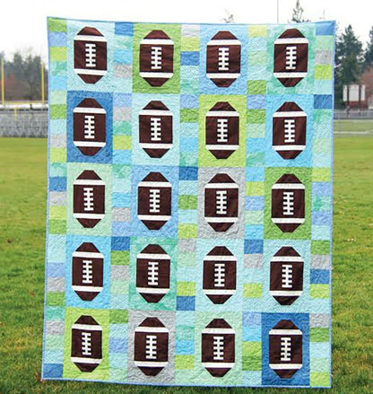 Cluck Cluck Sew Touchdown Quilt Pattern (2 Size Variations Per Pattern)