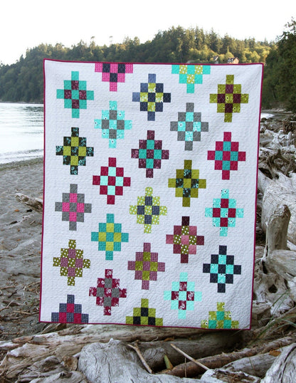 Cluck Cluck Sew Uptown Quilt Pattern (4 Size Variations Per Pattern)