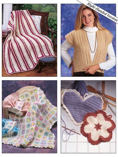 Annie's Crochet Learn To Crochet In Just One Day Pattern Book (Right Hand Version)