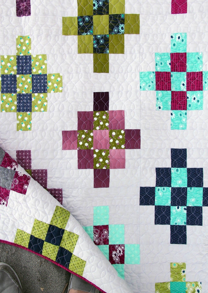 Cluck Cluck Sew Uptown Quilt Pattern (4 Size Variations Per Pattern)